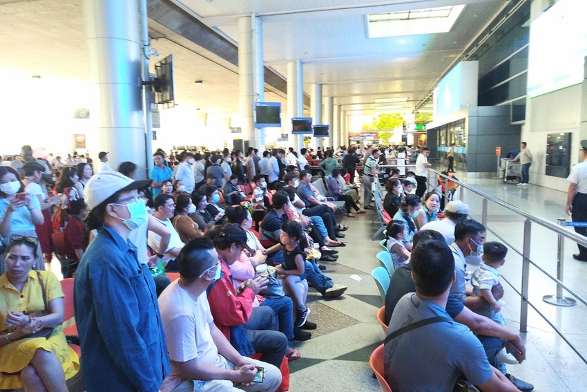 Sân bay Tân Sơn Nhất: Nhộn nhịp Việt kiều về quê đón tết 